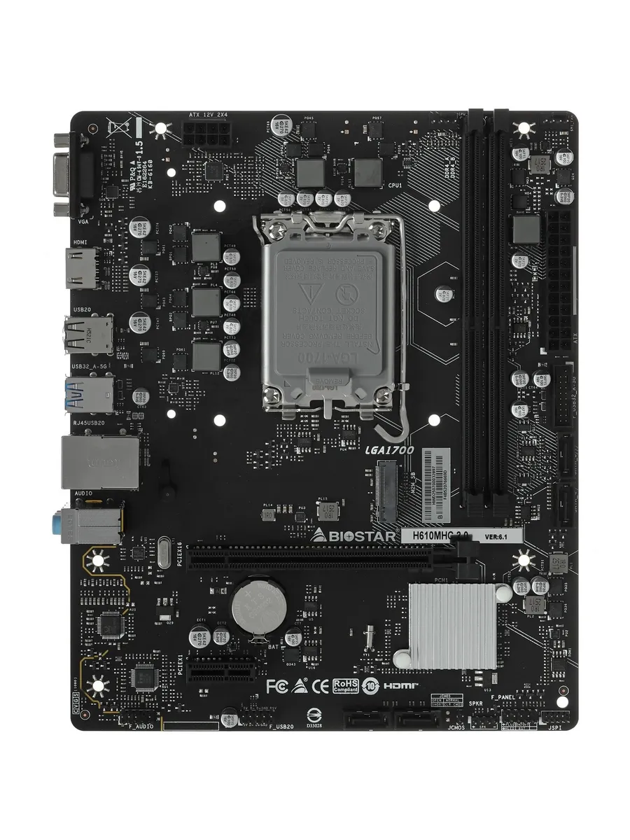 Biostar Материнские платы H610MHC 2.0