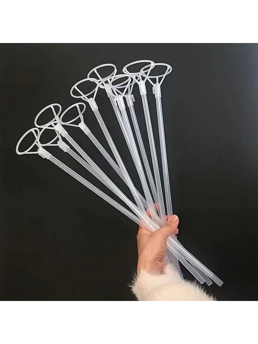 Палочки и чашки для шаров Бобо 38cm - 15inch 20pcs, 10 шт, фото 3