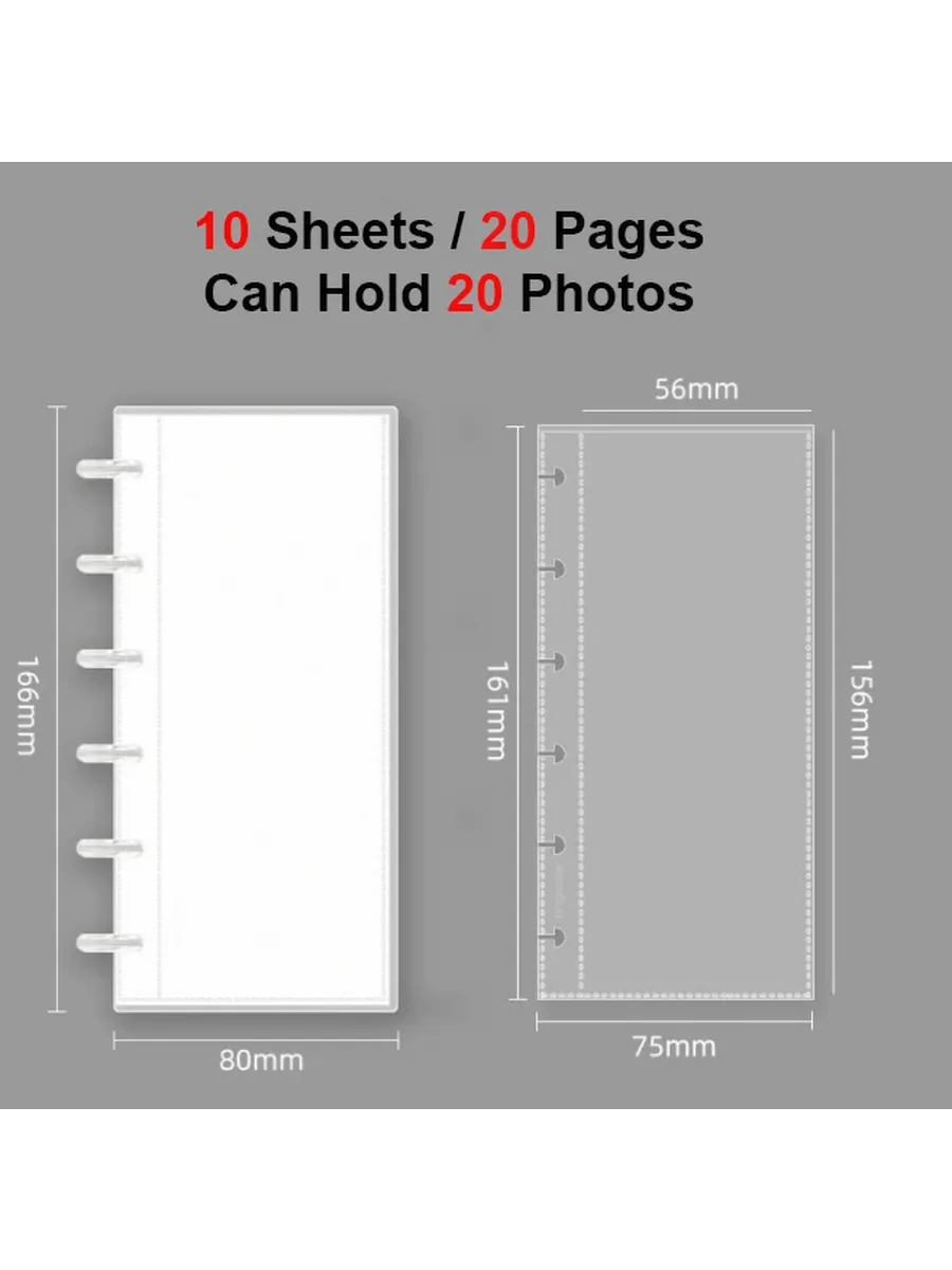 Фотоальбом для фотобудки HarPaper, Clear2, 20 страниц
