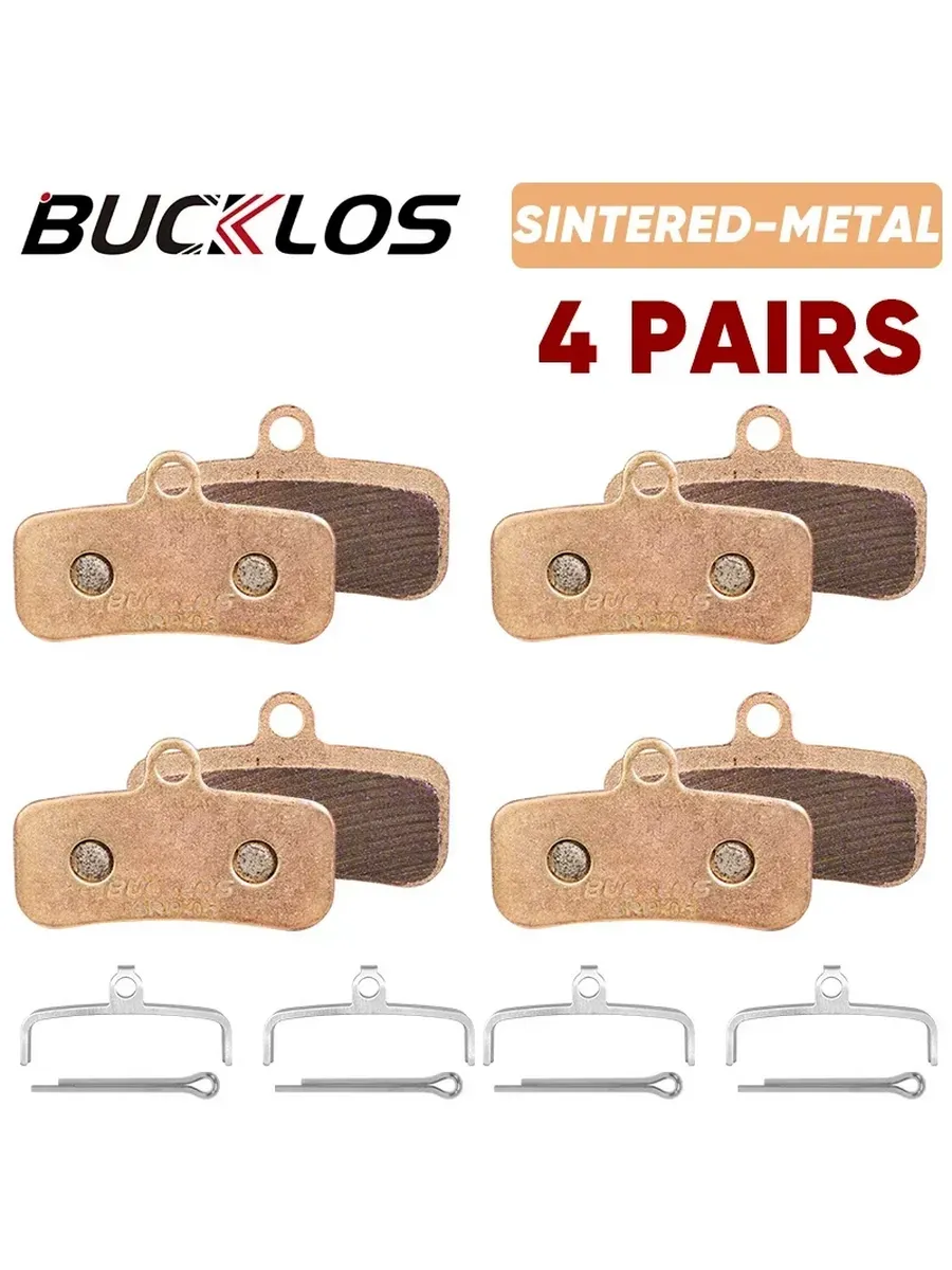 BUCKLOS 4 пары тормозных колодок Sintered для Shimano