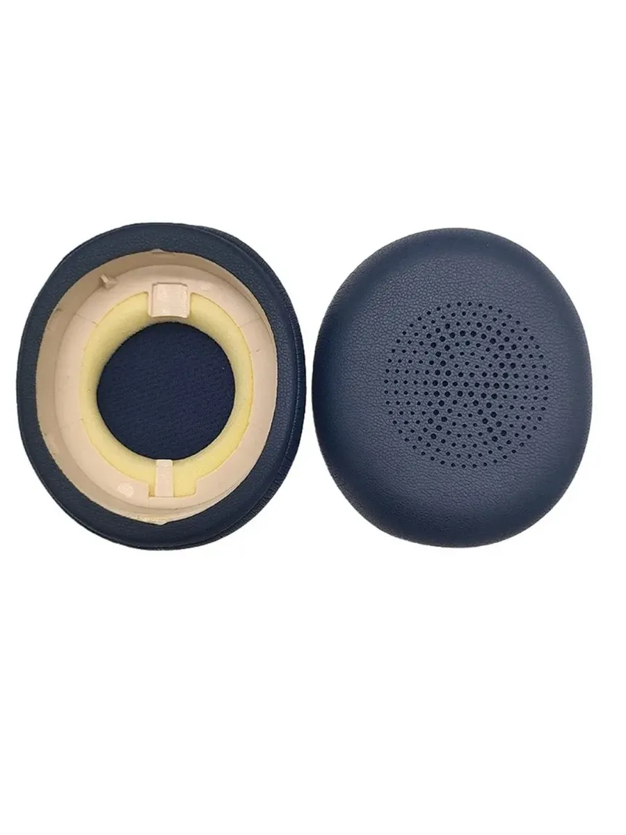 Кожаные амбушюры Blue для Jabra Elite 45H