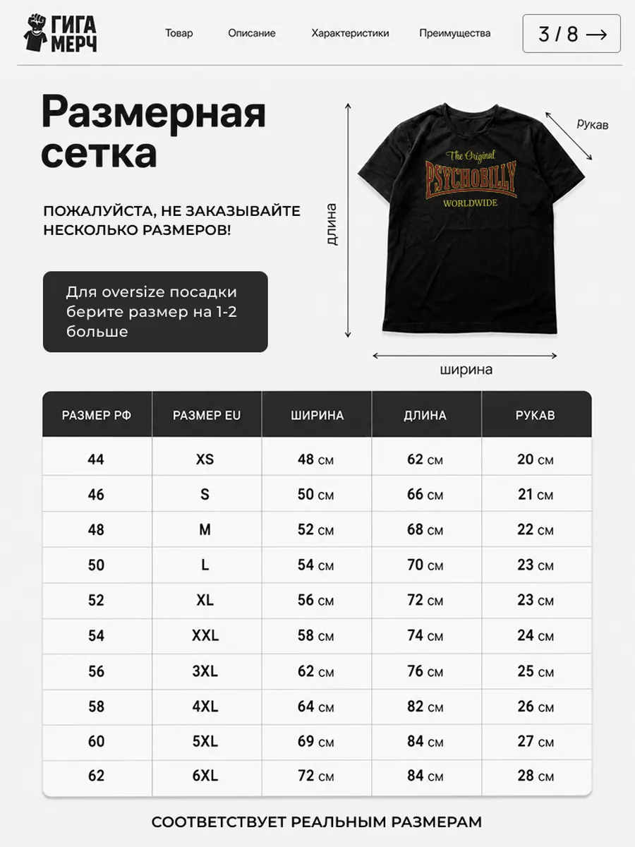 Футболка Psychobilly