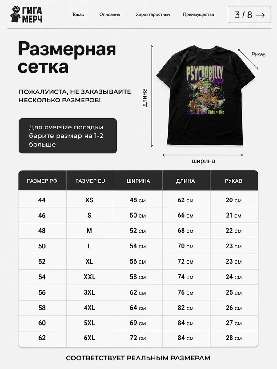 Футболка Psychobilly