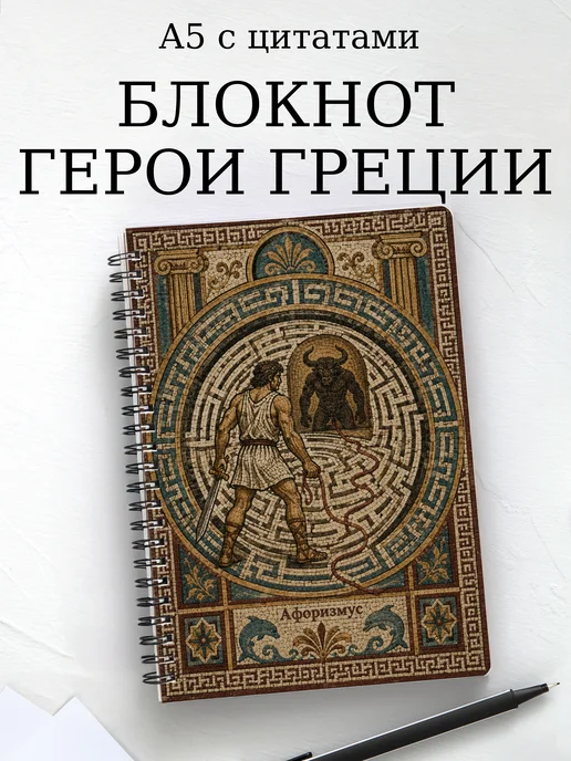 Блокнот с героями и подвигами