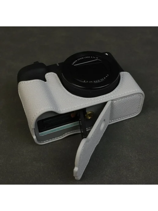 Qalart Чехол для камеры Canon PowerShot V1 Coffee Kit, коричневый, фото 4