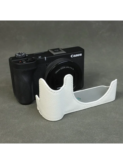 Qalart Чехол для камеры Canon PowerShot V1 Coffee Kit, коричневый, фото 5