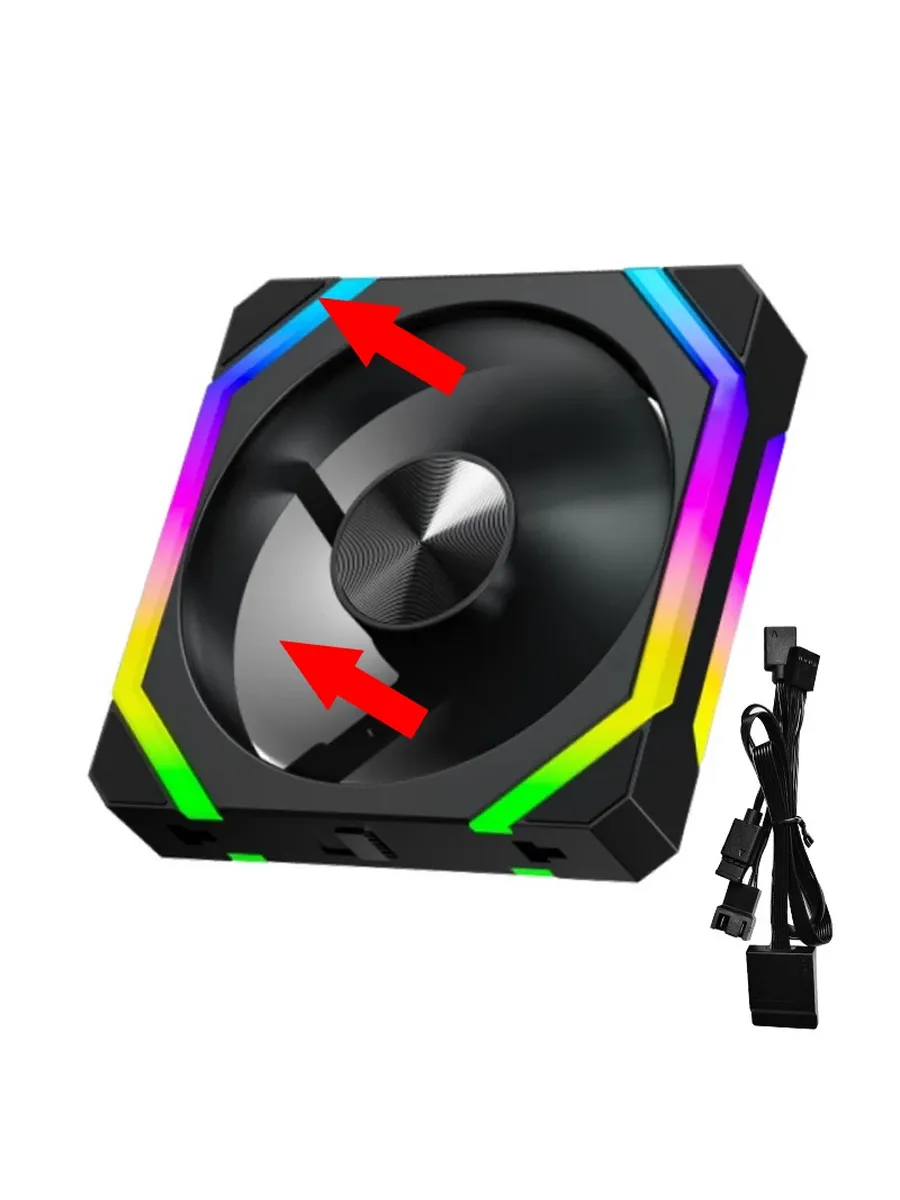 Корпусный вентилятор JUMPEAK CS120 ARGB 120 мм Black