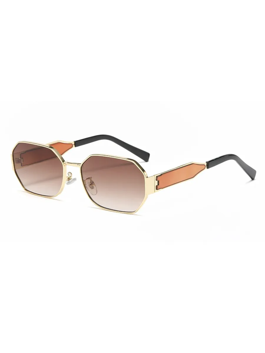 Ретро солнцезащитные очки черные, Lenses Color Black