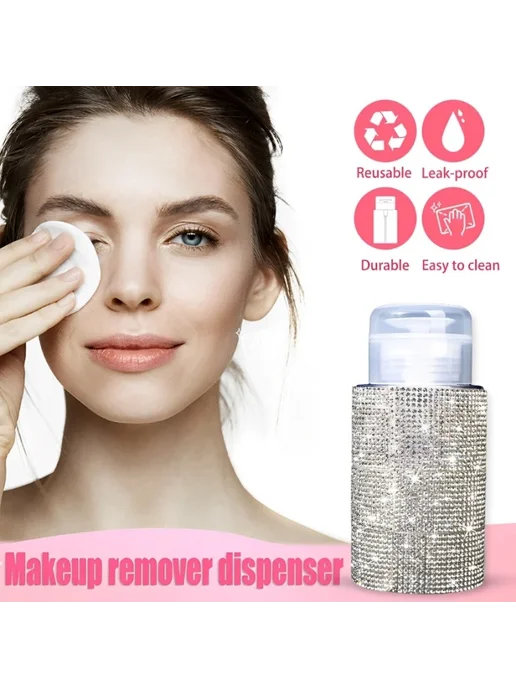 HMQ beauty Бутылка-дозатор 200 мл, Белый, Transparent, 200 мл, фото 4
