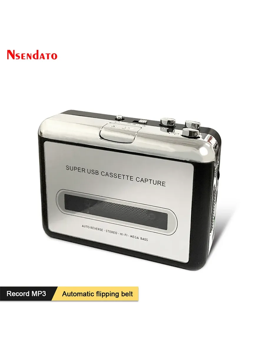 Nsendato Кассетный плеер cassette tape to mp3 converter
