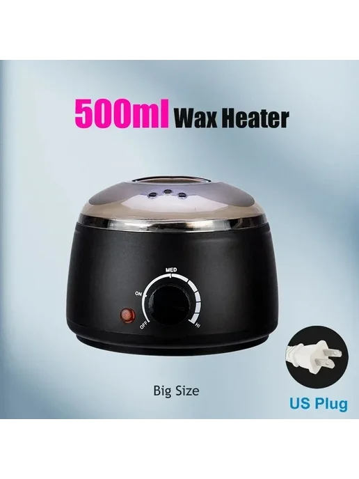 Нет бренда Нагреватель воска 500 мл, белый, US Plug, 500 мл, черный