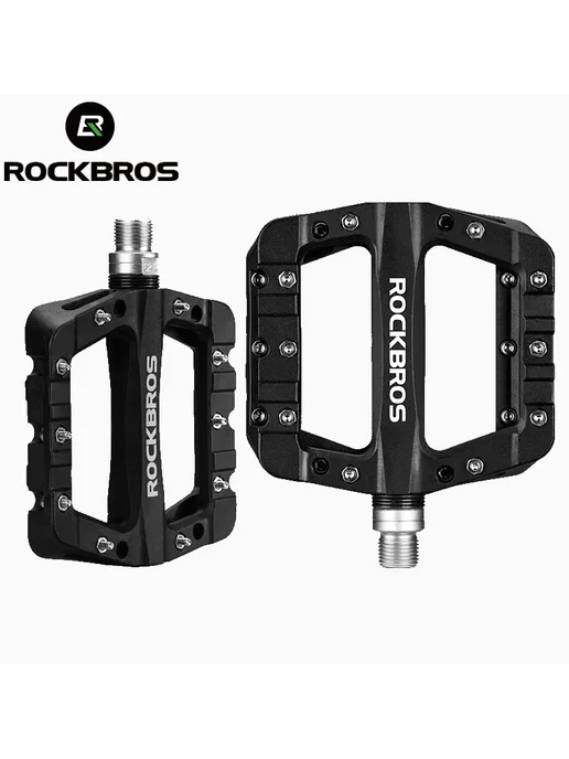 Rockbros Черные MTB Педали из Нейлона, черный, фото 3