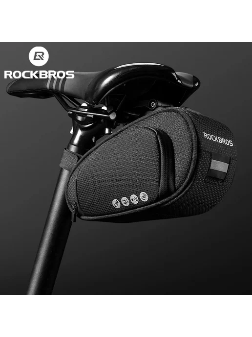 Rockbros Водонепроницаемая Сумка для Велосипеда, черный, фото 2