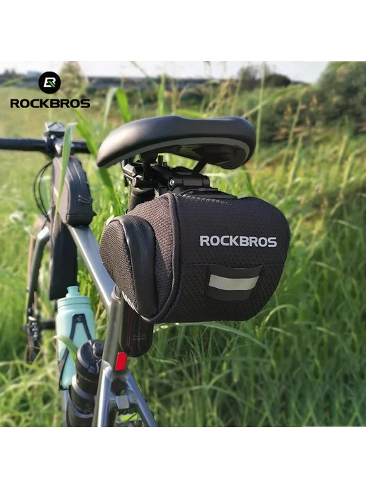 Rockbros Водонепроницаемая Сумка для Велосипеда, черный, фото 5