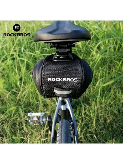 Rockbros Водонепроницаемая Сумка для Велосипеда, черный, фото 6