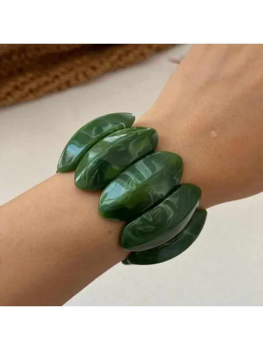 Браслет зеленый Ink Green 3021