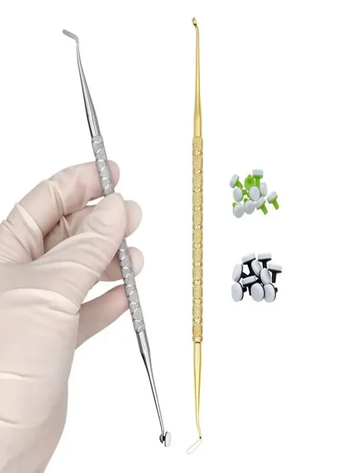SonrisaDent Набор держателей композитной смолы Silver Handle, серебристый, фото 6