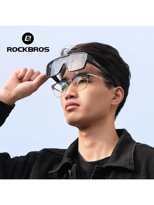 Rockbros Солнцезащитные очки TR-90, черный, фото 6