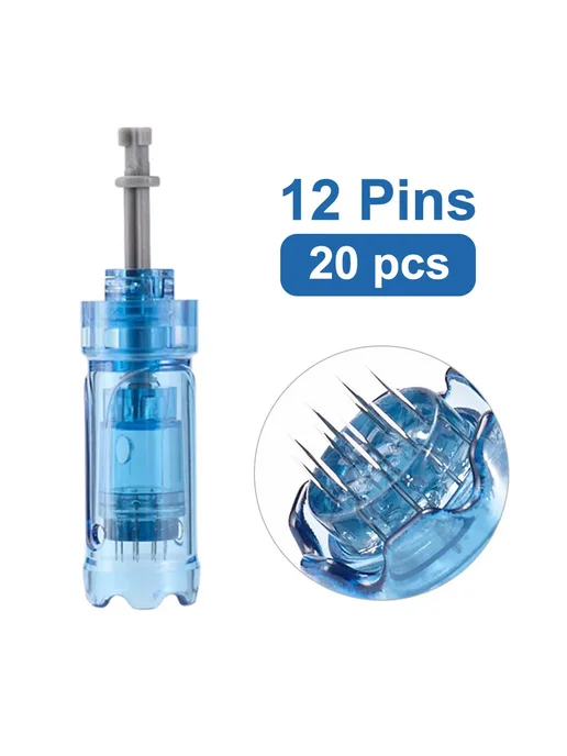 MEETCARE Иголки для Dr Pen 12pin, 20шт, Цвет 20pcs, 20 шт, 20 шт