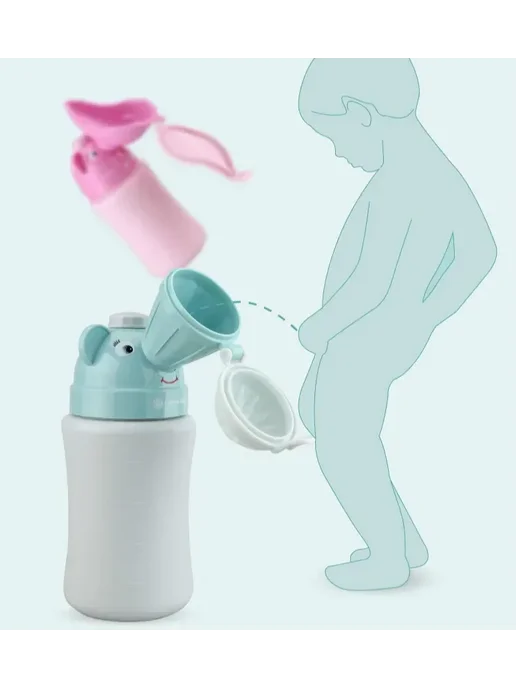 Нет бренда Портативный детский горшок Pink Girl, розовый, фото 5