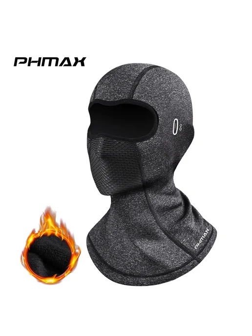 PHMAX Полнолицевая маска для мотоцикла, цвет 01, черный