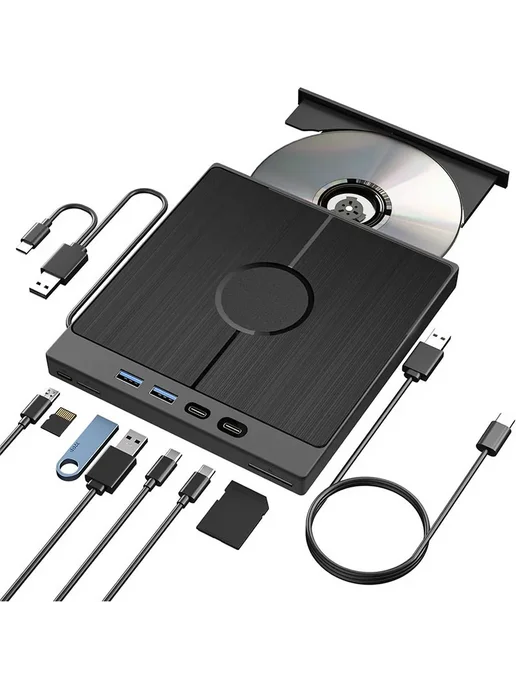Hirucy Внешний оптический привод 7-в-1 USB 3.0, вариант, фото 2