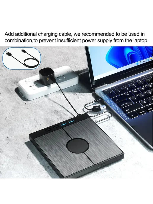 Hirucy Внешний оптический привод 7-в-1 USB 3.0, вариант, фото 7