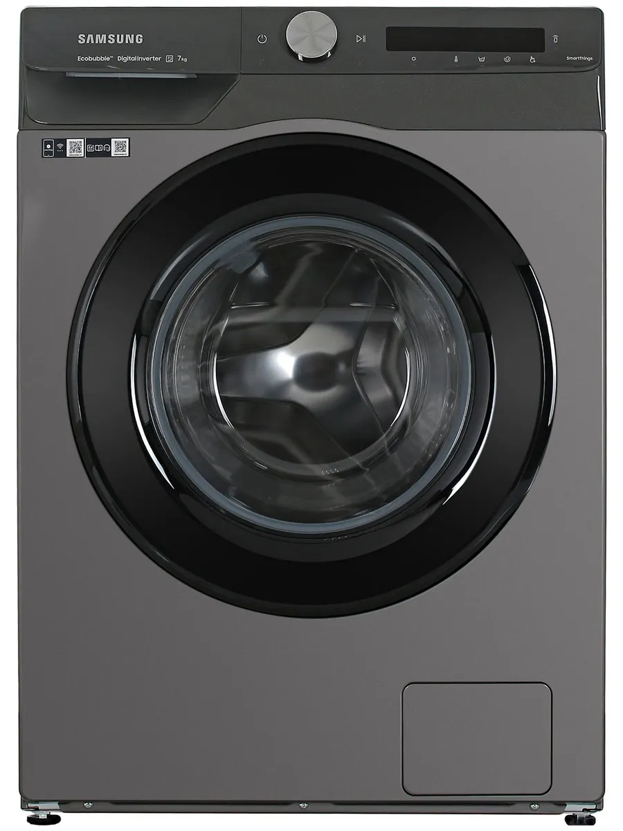 Стиральная машина WW70AG6S23ANLP, инокс, узкая, 7 кг Samsung 1160906764 купить за 48 214 ₽ в интернет‑магазине Wildberries
