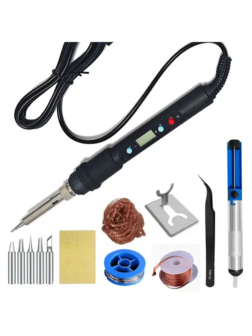 Нет бренда Паяльник 80 Вт US PlUG 110V 936R SET 3, 80 Вт, фото 2