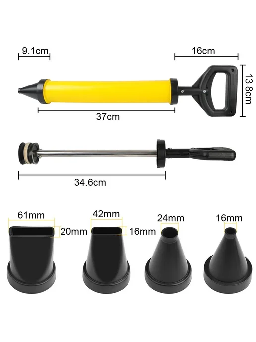 Пистолет для герметика Black+Decker, черный, фото 2