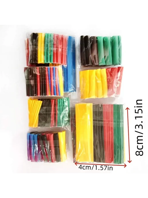 Нет бренда Набор термоусадочных трубок PP 164PCS, 164 шт, фото 6