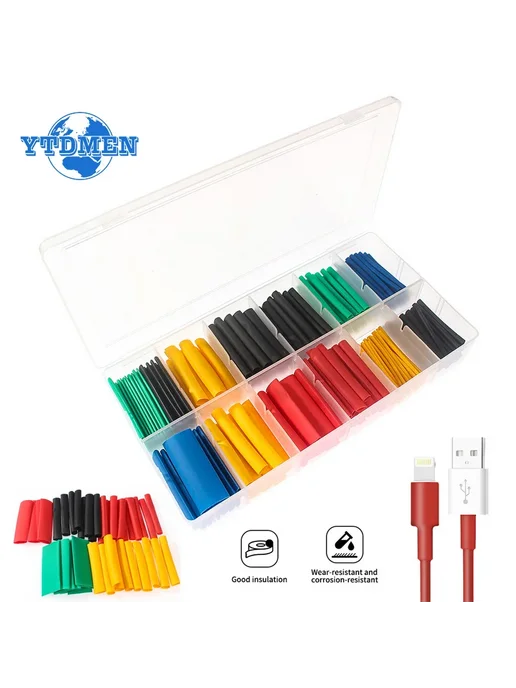 YTDMEN Термоусадочная трубка 280pcs-box, набор 2 1, вариант, фото 2