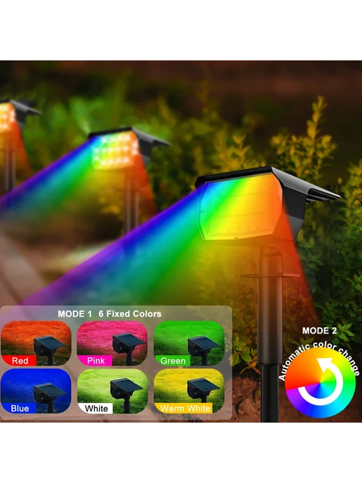 newstyle Солнечный прожектор 37 LED RGB, цветной, вариант, фото 6