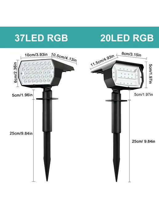newstyle Солнечный прожектор 37 LED RGB, цветной, вариант, фото 7