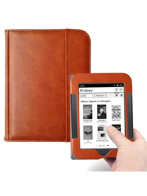 Mingfeng Чехол для Barnes Noble Simple Touch Коричневый, коричневый, фото 2
