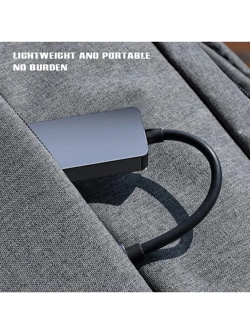 MZX Адаптер сетевой карты USB 3.0 RJ45 2500Mbps Type C, черный, фото 7