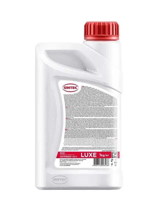 SINTEC Антифриз Luxe G12+ red готовый -40C 1 кг, 1 кг, фото 2