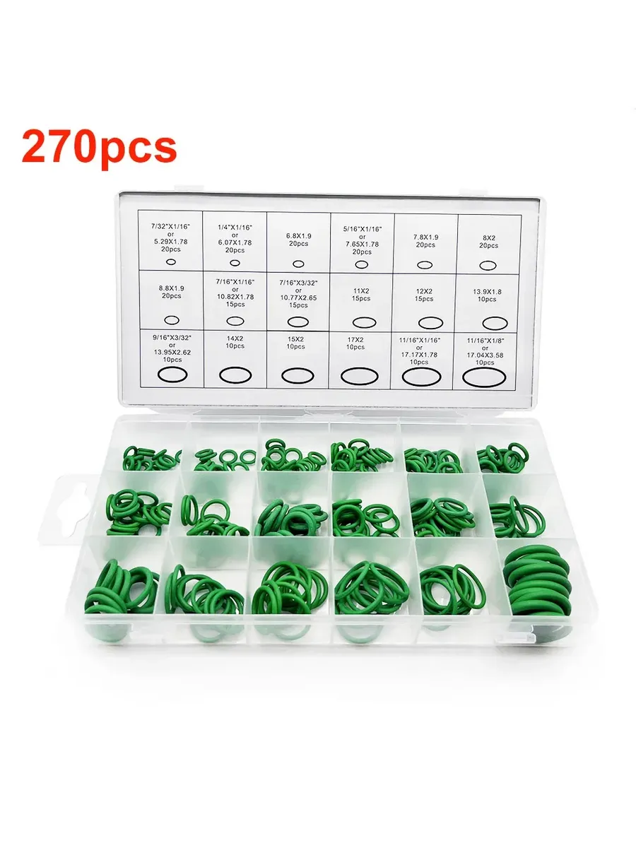 Комплект уплотнительных колец из нитрила 530 шт. 270pcs Gree
