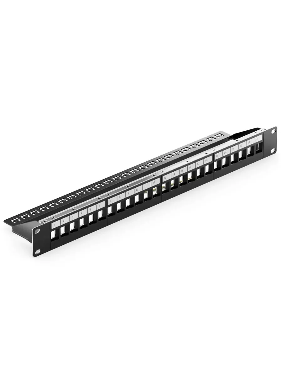 ZOERAX 1U 24-портовая пустая патч-панель RJ45