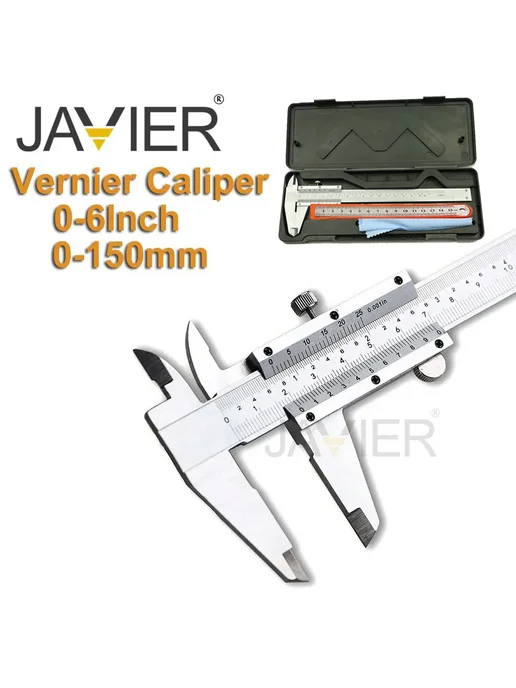 JAVIER Штангенциркуль 0-150 мм 0,02 мм, вариант, фото 2