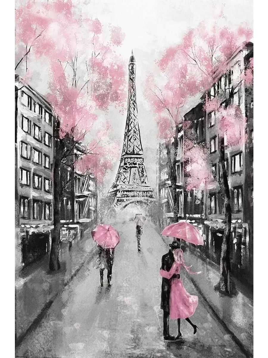 Плакат Париж JKPICTURE PF 3201, 50x70cm no frame