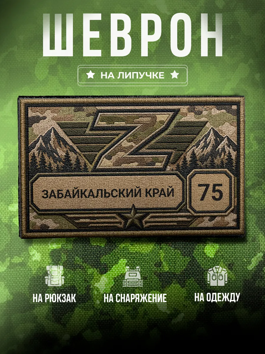 Шеврон Забайкальский край 75