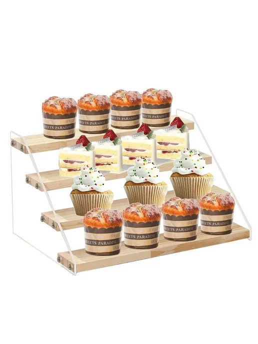Нет бренда Многоярусная полка-витрина из акрила 7 Tier, вариант, фото 3