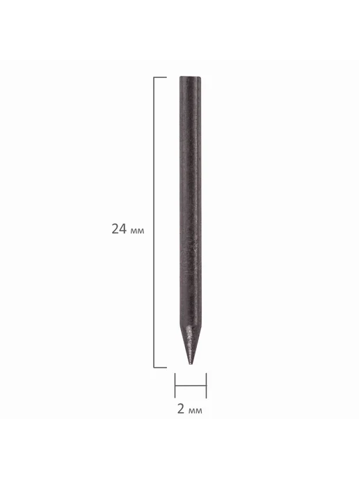 Brauberg Грифели для циркуля 2 тубы по 5 шт, HB, 5 шт, 5 шт, фото 6