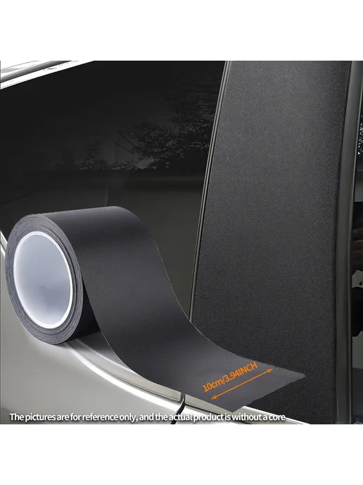 RoyalRhino Черная Защитная Пленка Для Автомобиля width10cm 3m, черный