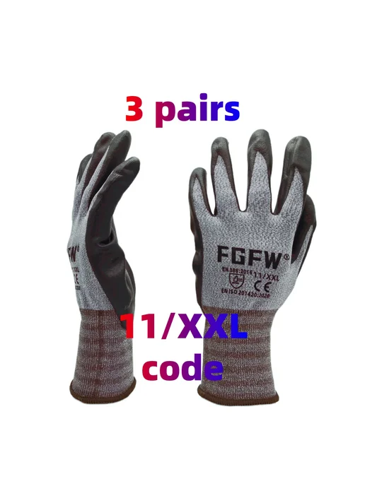 FGFW Нитриловые Рабочие Перчатки XXL-code 3 pairs, вариант