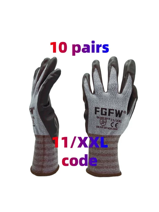 FGFW Перчатки рабочие нитриловые, XXL, 10 пар, вариант