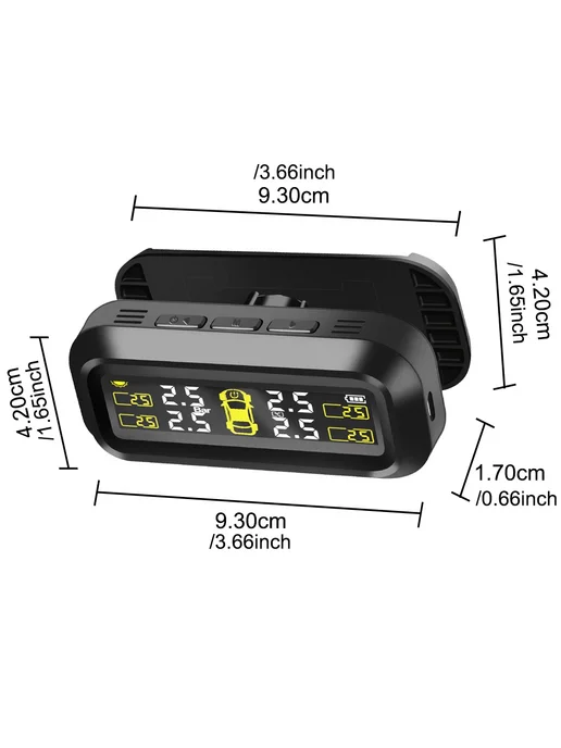 LEEPEE Система контроля давления в шинах TPMS, White Externa, белый, фото 5