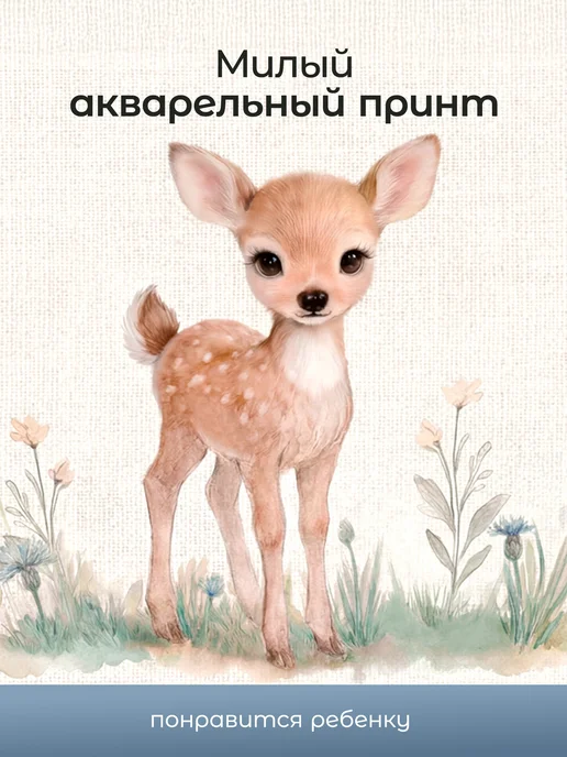 Организуй красиво Корзина для игрушек Олененок, вариант, фото 4