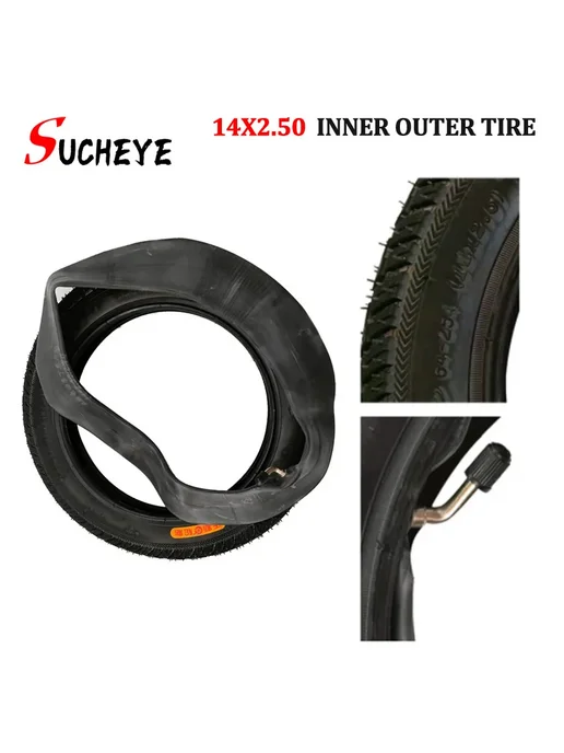 Нет бренда Внутренняя камера для шин 14x2.50, Color Inner tube, 14x2.50, фото 2